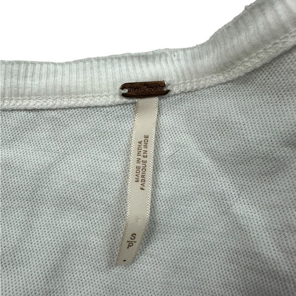 FREE PEOPLE: Always On Time Twofer Short Sleeve Oversized Shirt -Size Small - Picture 9 of 10